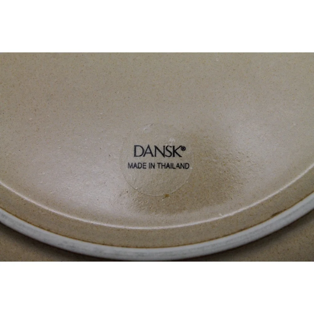 Set of 4 Dansk Sirocco Salad Plates Beige Stoneware 9